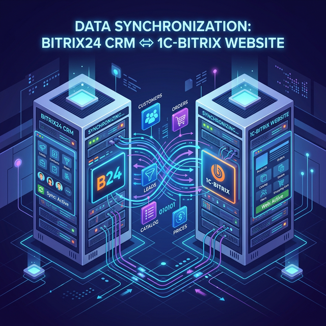 Синхронизация остатков и цен из Коробки Битрикс24 на сайт 1С-Битрикс — пошаговое руководство