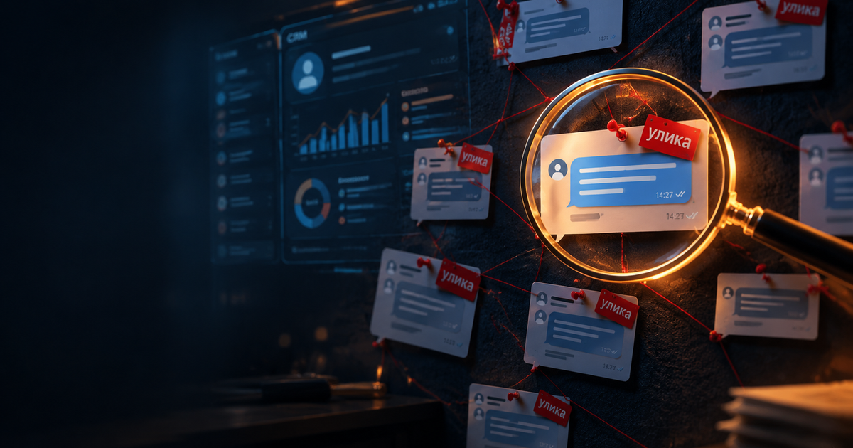 CRM, которая ловит манипуляции: улики вместо впечатлений