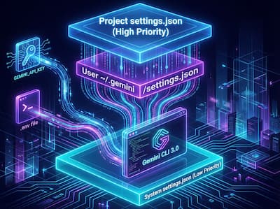 Правильная конфигурация settings.json и переменных окружения для Gemini CLI 3.0