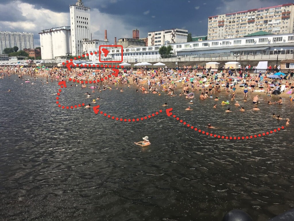 пляж Саратова